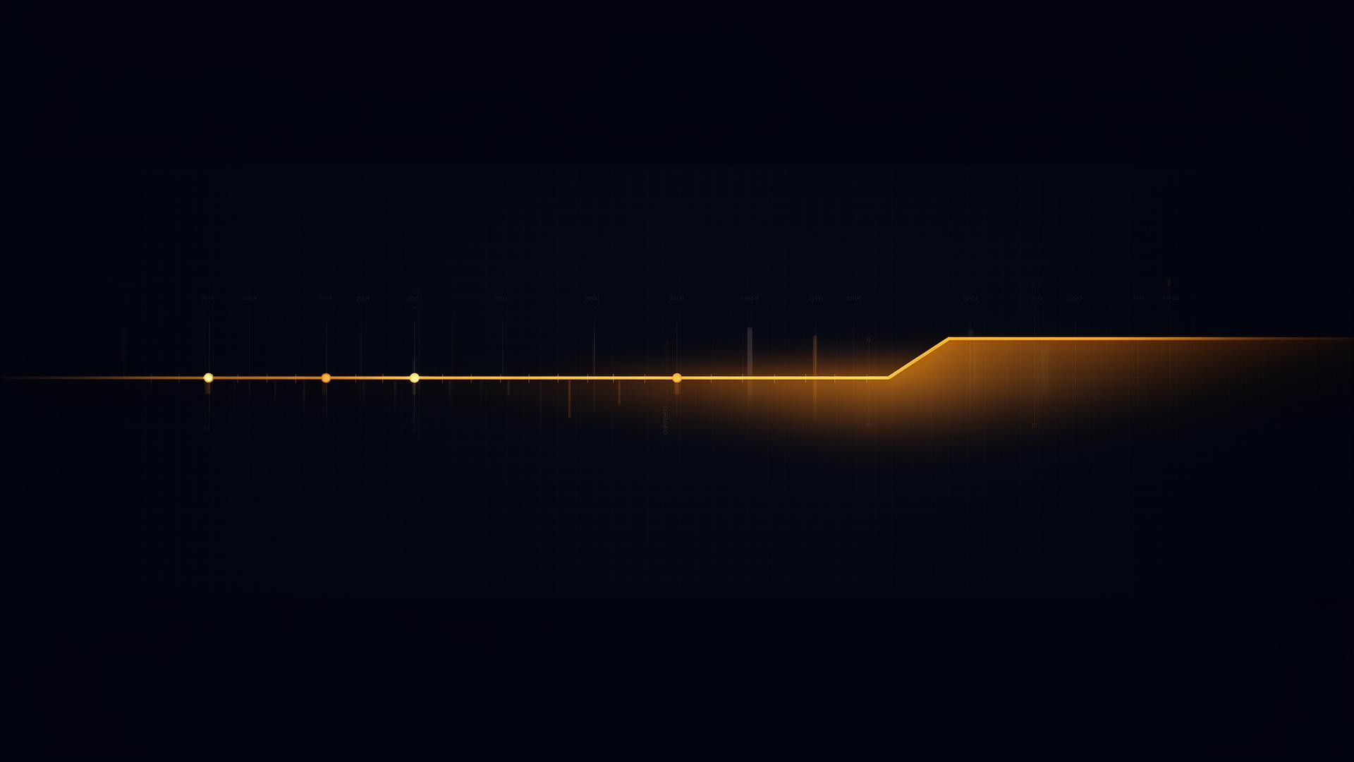 Vesting timeline with milestone markers
